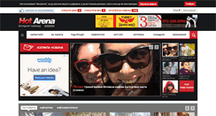 Desktop Screenshot of hotarena.net